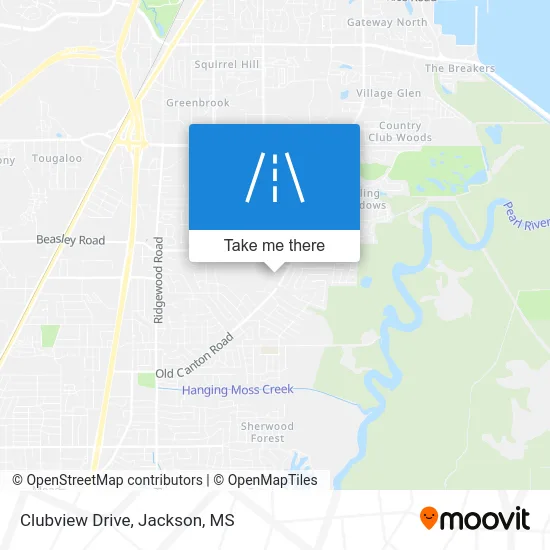 Clubview Drive map
