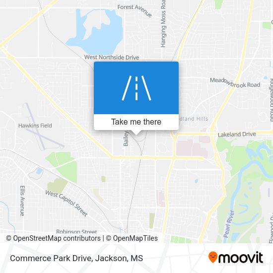 Commerce Park Drive map