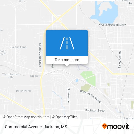 Commercial Avenue map