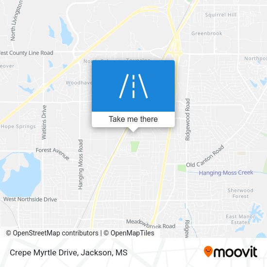 Crepe Myrtle Drive map