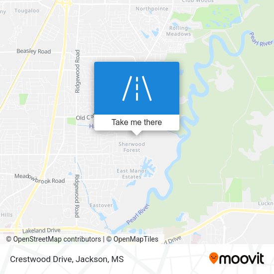 Mapa de Crestwood Drive