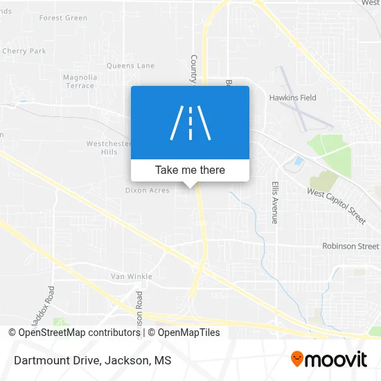 Dartmount Drive map