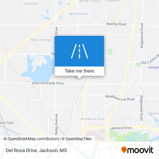 Del Rosa Drive map