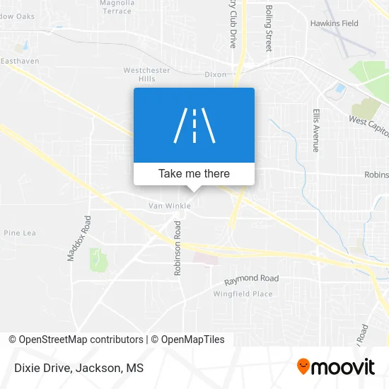 Dixie Drive map