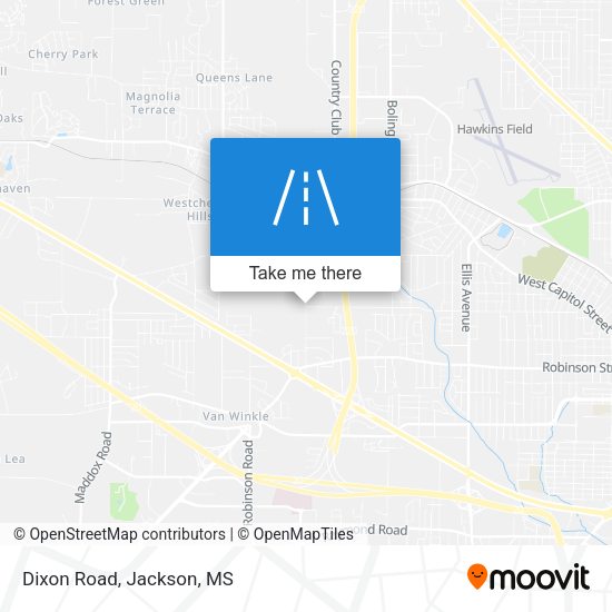 Mapa de Dixon Road