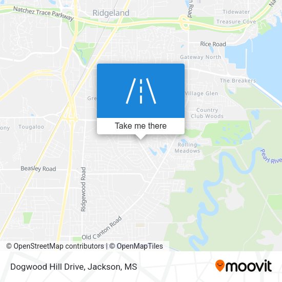 Dogwood Hill Drive map