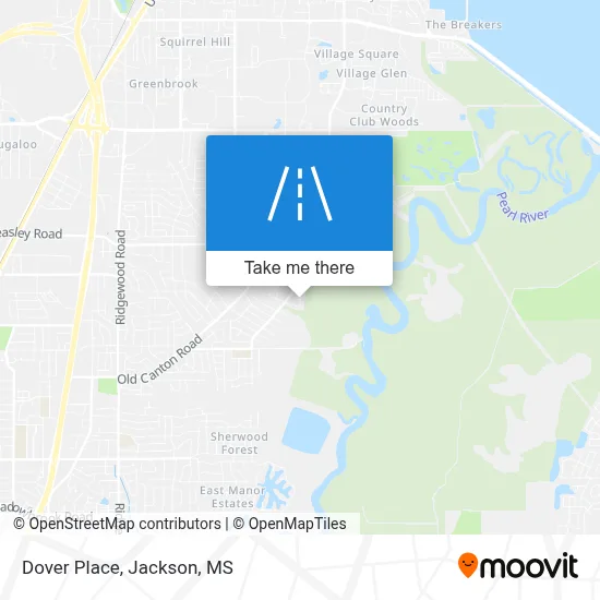 Dover Place map