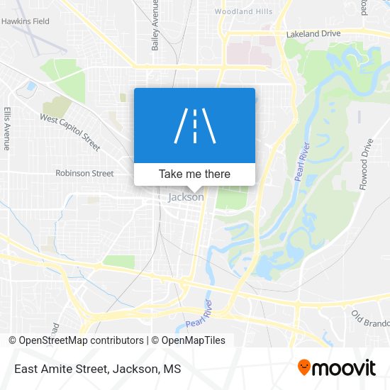 Mapa de East Amite Street