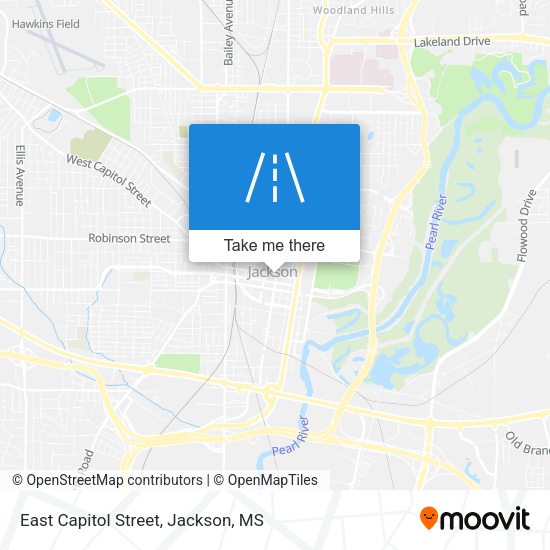 East Capitol Street map