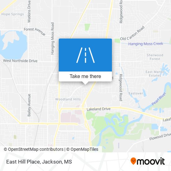 East Hill Place map