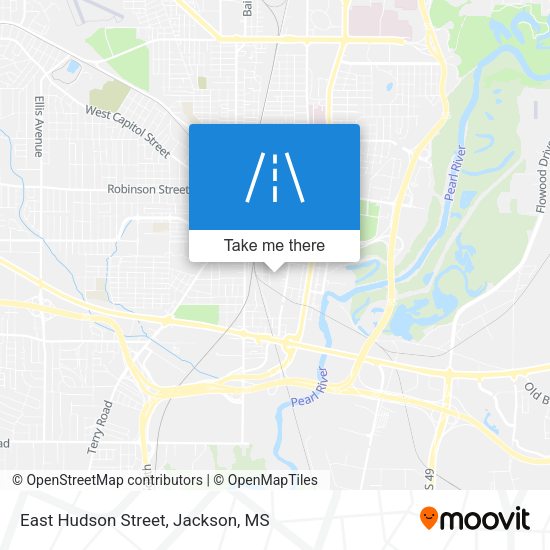 East Hudson Street map