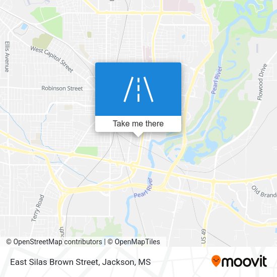 Mapa de East Silas Brown Street