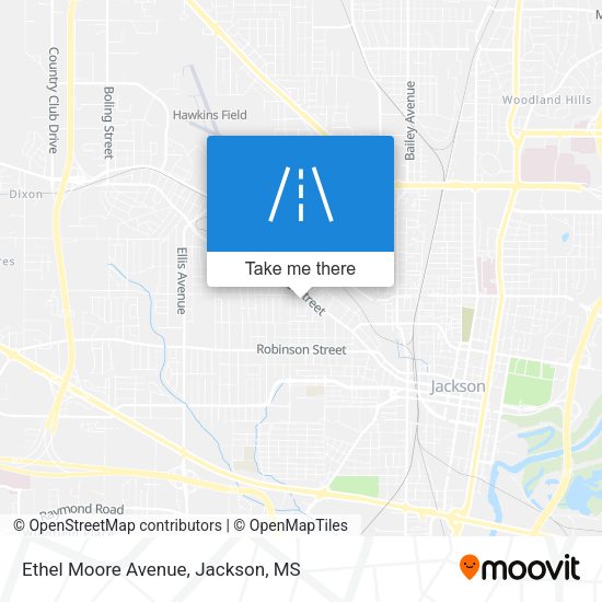 Ethel Moore Avenue map