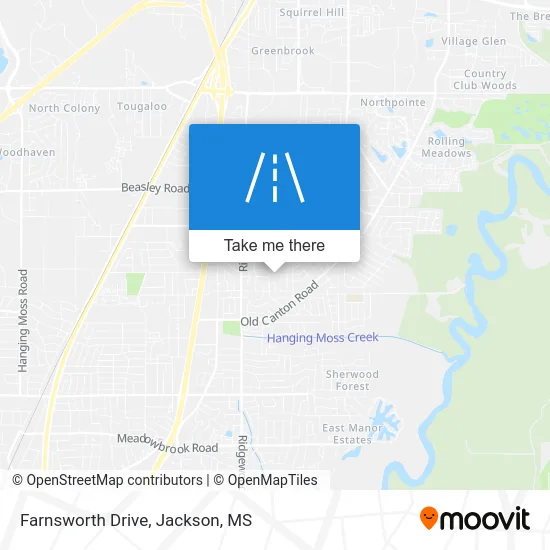 Farnsworth Drive map