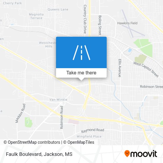 Mapa de Faulk Boulevard