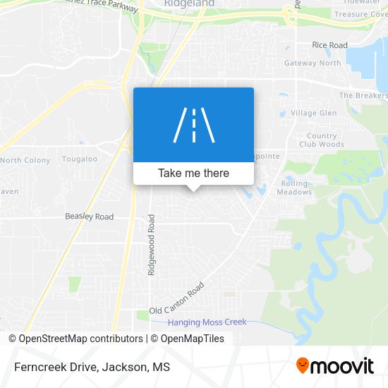 Mapa de Ferncreek Drive