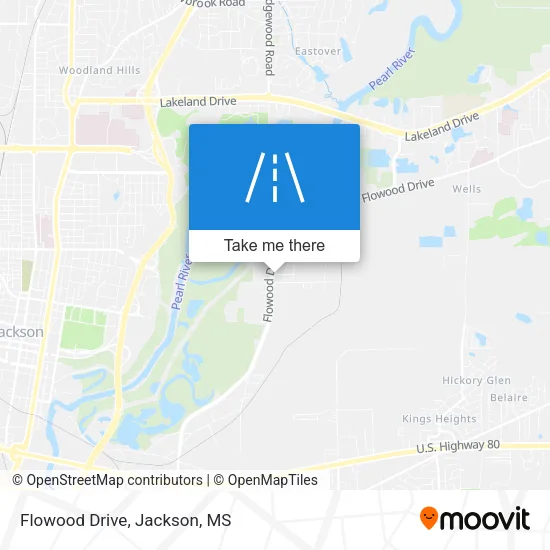 Flowood Drive map