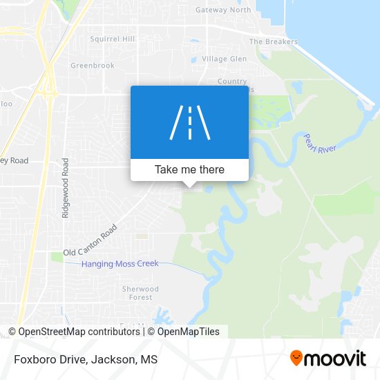 Mapa de Foxboro Drive