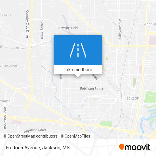 Mapa de Fredrica Avenue