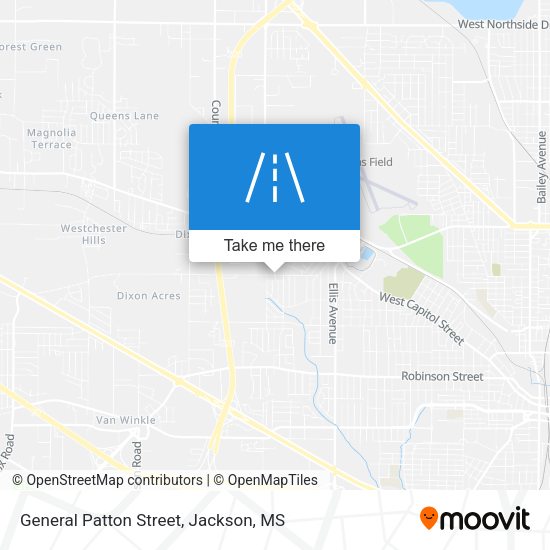 Mapa de General Patton Street