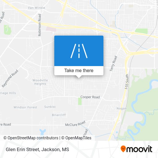 Mapa de Glen Erin Street
