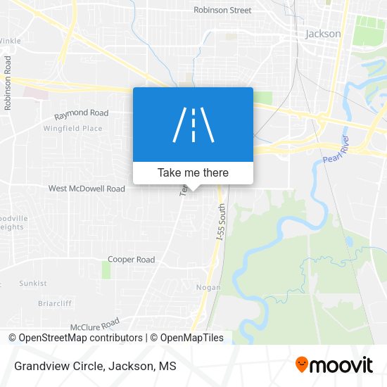 Mapa de Grandview Circle