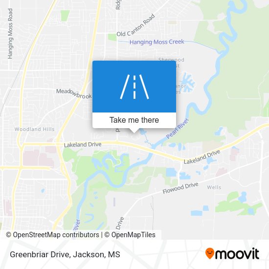 Mapa de Greenbriar Drive