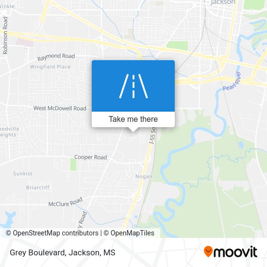 Mapa de Grey Boulevard
