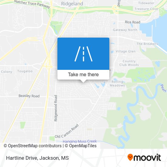 Mapa de Hartline Drive