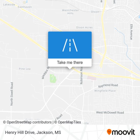 Mapa de Henry Hill Drive