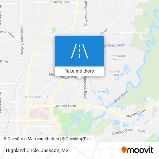 Highland Circle map