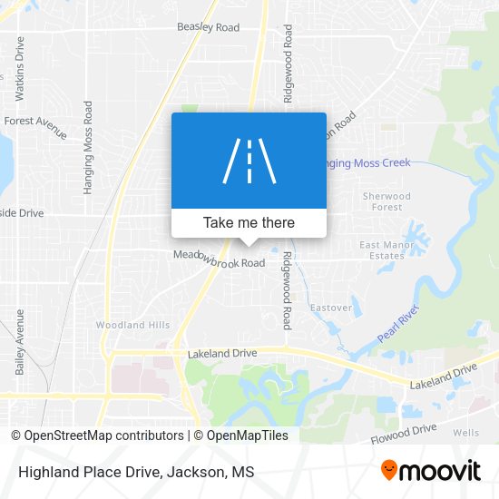 Mapa de Highland Place Drive