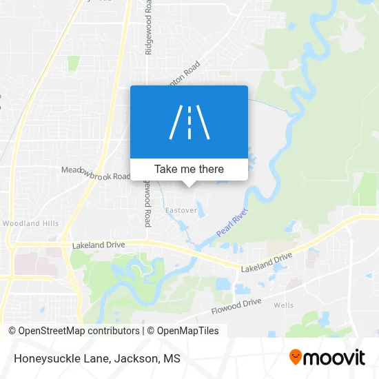 Honeysuckle Lane map