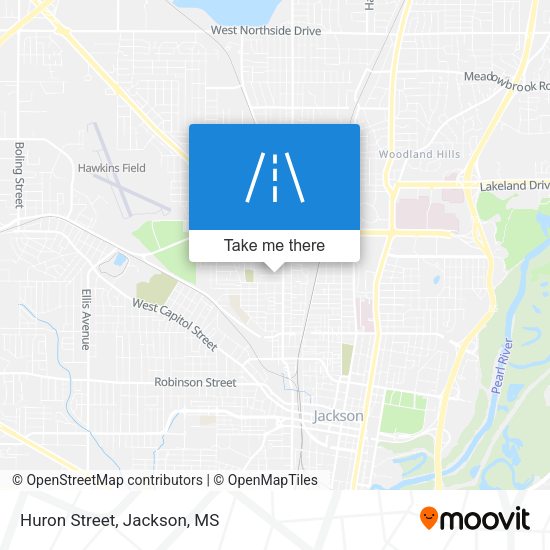 Mapa de Huron Street