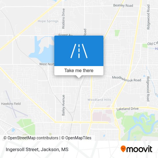 Mapa de Ingersoll Street
