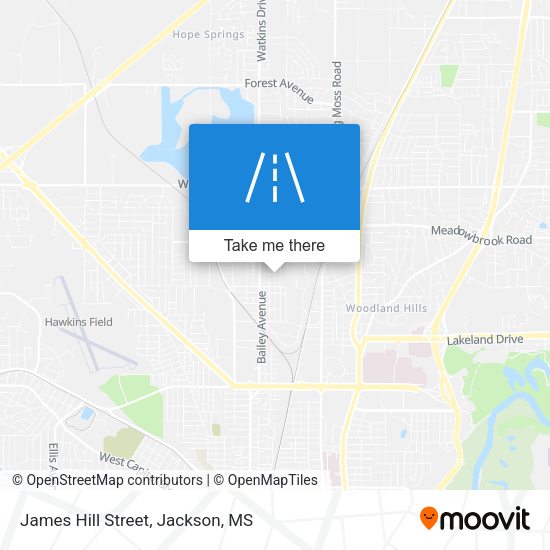 Mapa de James Hill Street