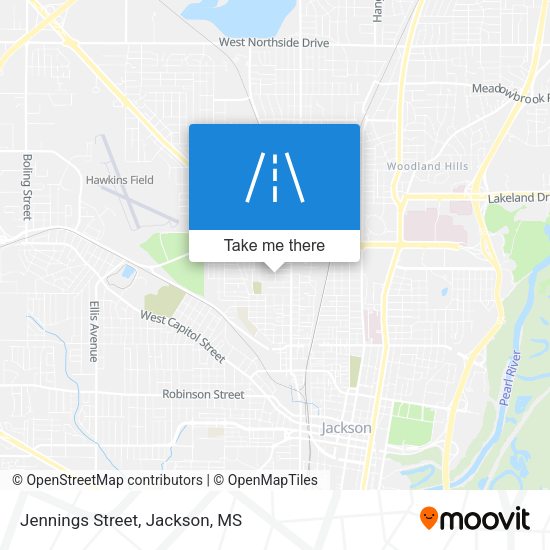 Mapa de Jennings Street
