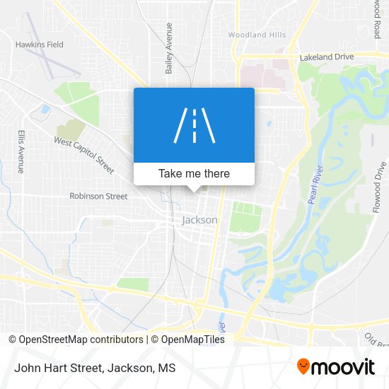 Mapa de John Hart Street