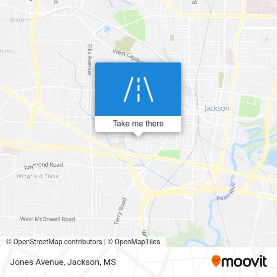 Mapa de Jones Avenue