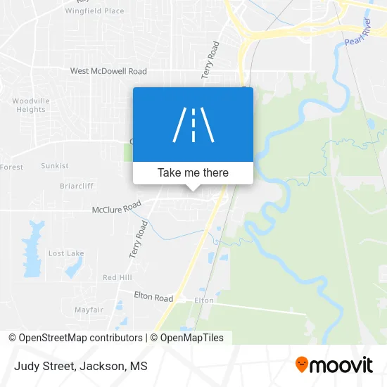 Judy Street map
