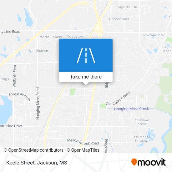 Mapa de Keele Street