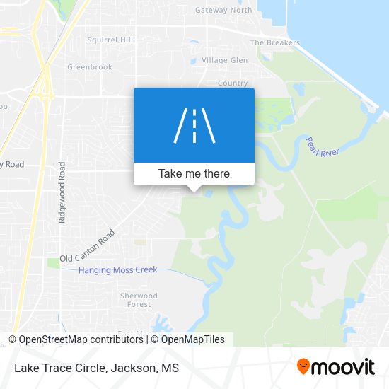 Lake Trace Circle map