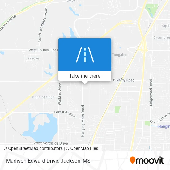 Madison Edward Drive map