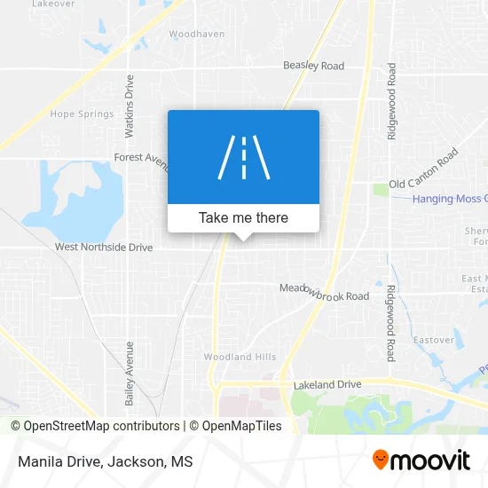 Manila Drive map