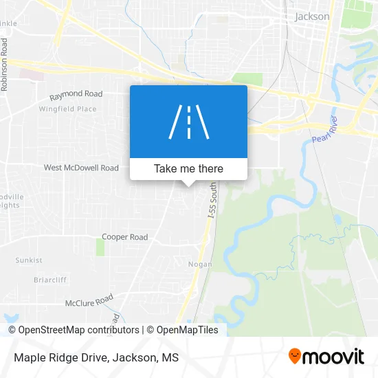 Maple Ridge Drive map