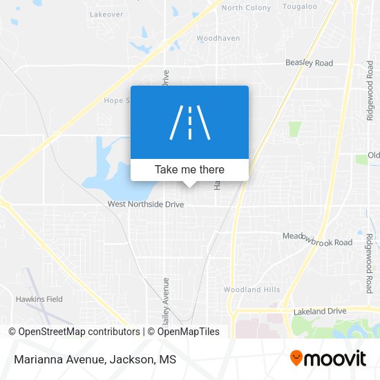 Mapa de Marianna Avenue