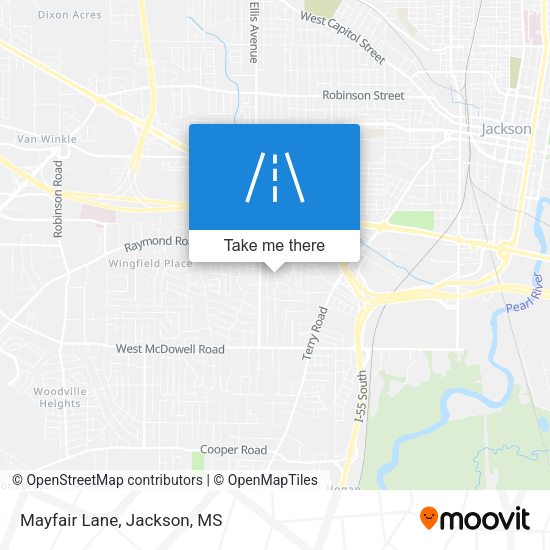 Mapa de Mayfair Lane