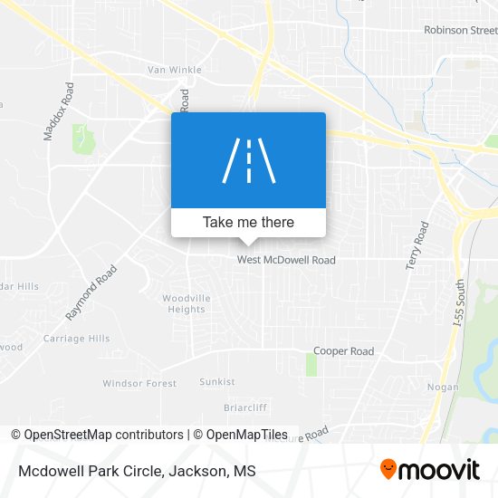 Mapa de Mcdowell Park Circle