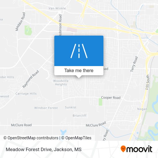 Mapa de Meadow Forest Drive