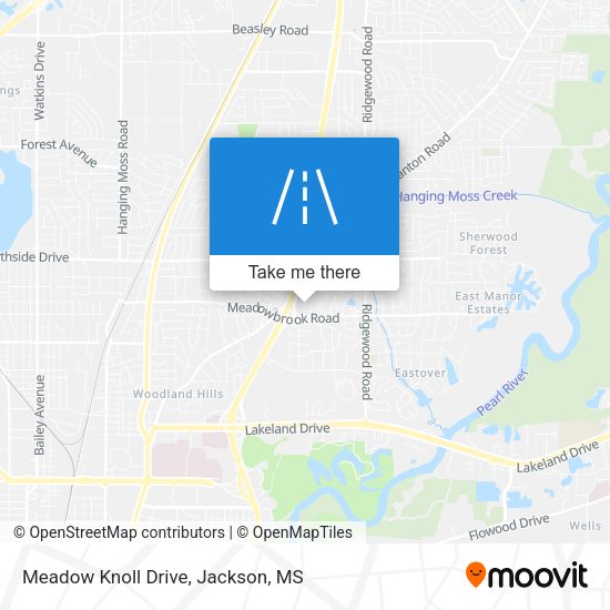 Mapa de Meadow Knoll Drive